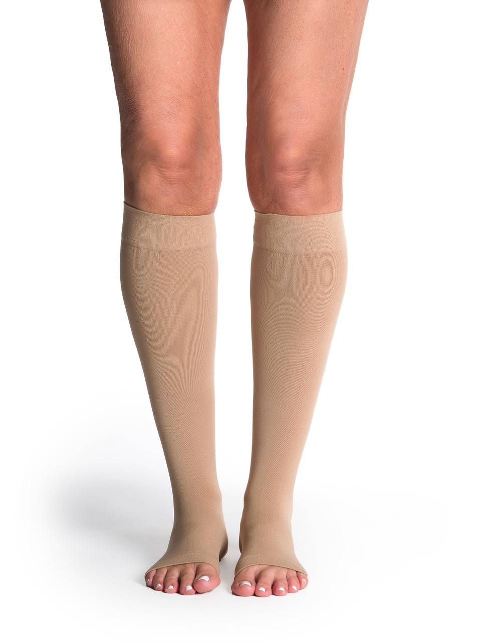 841CO 841C Style Soft Opaque 15-20mmHg Open Toe - Image 1