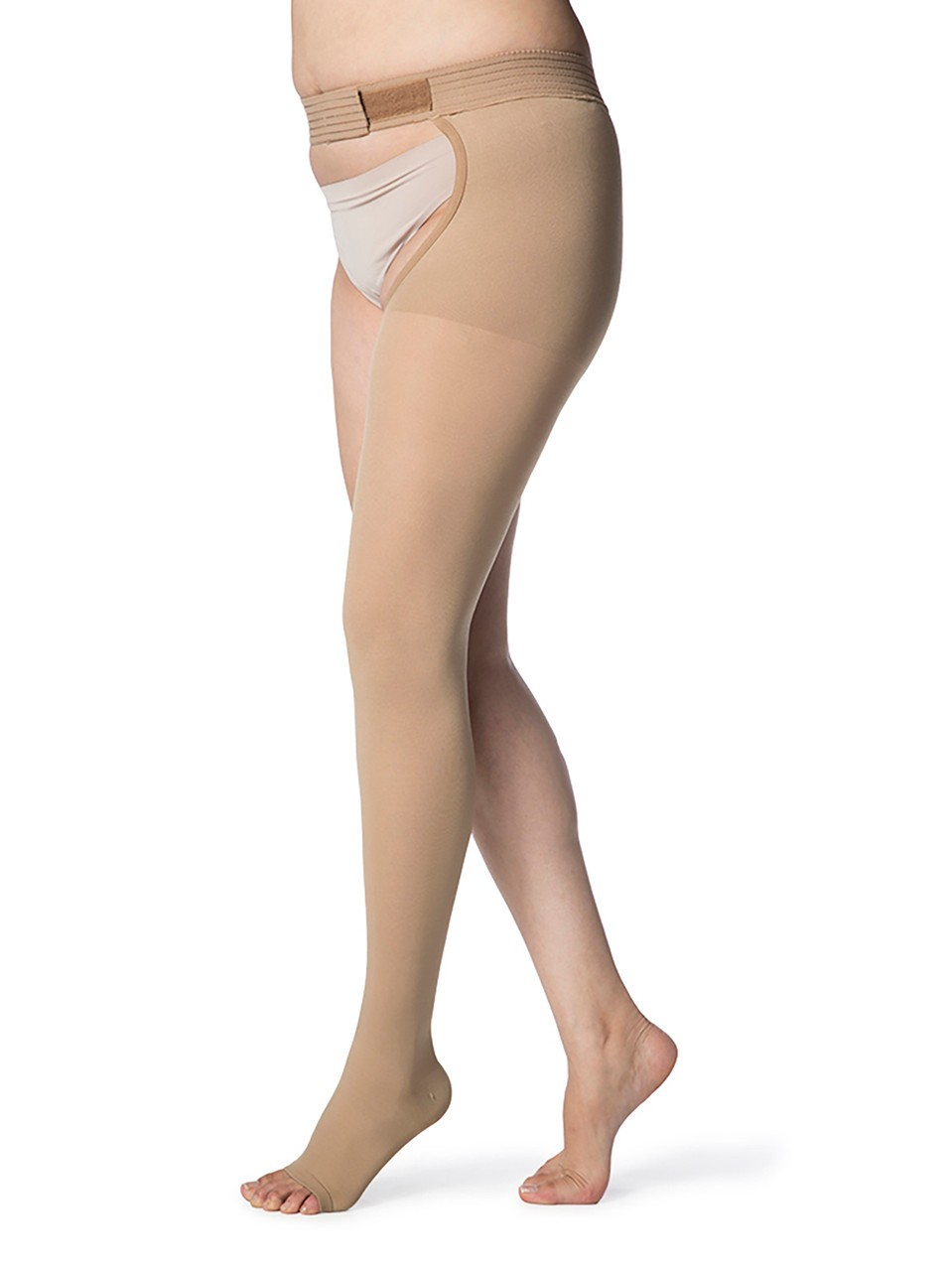 863WO 863 Waist ATT Ess Opaqu 30-40mmHg Open Toe - Image 1